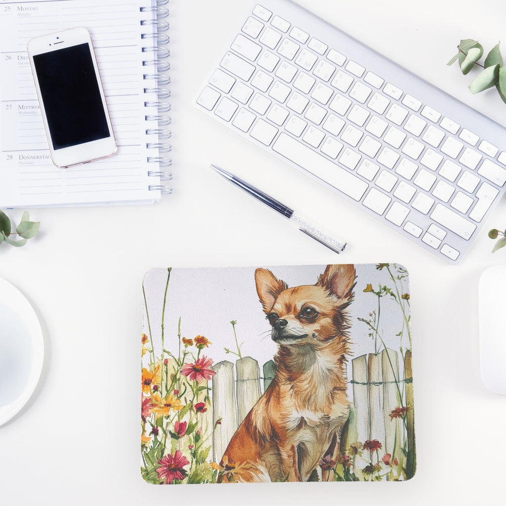 Mouse Pad - Chihuahua - Tiny Paws In Bloom