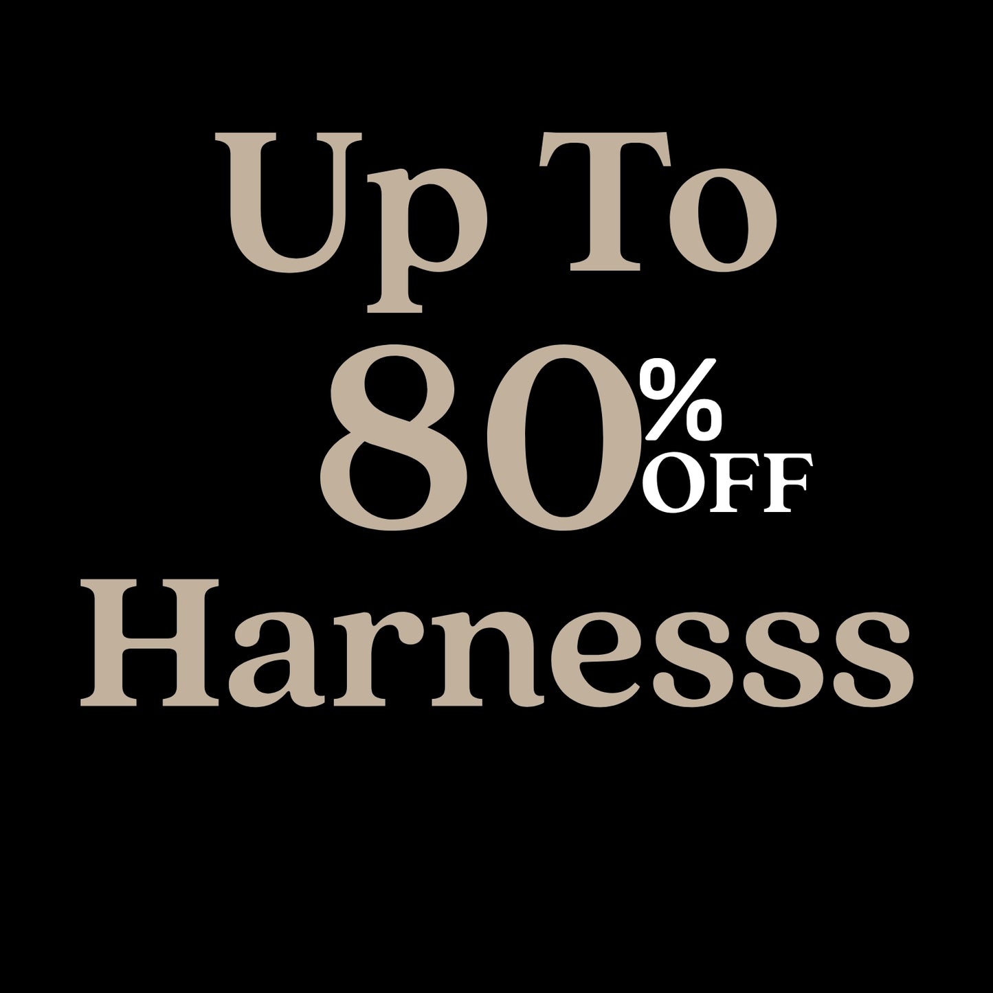On Sale - Harnesses