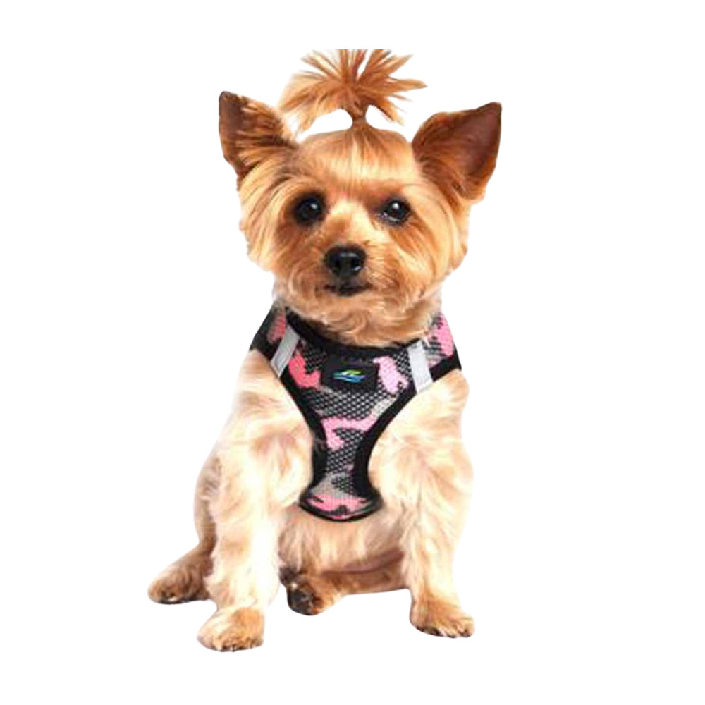 American River Choke Free Dog Harness - Pink Camouflage - Pooch Luxury