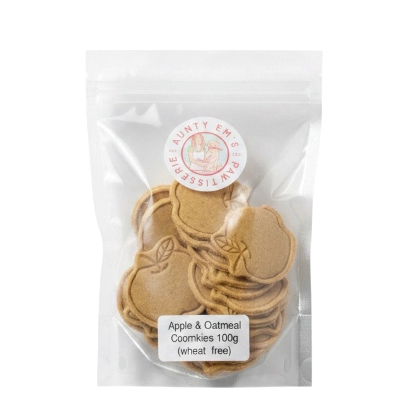Apple & Oatmeal Coomkies - Pooch Luxury