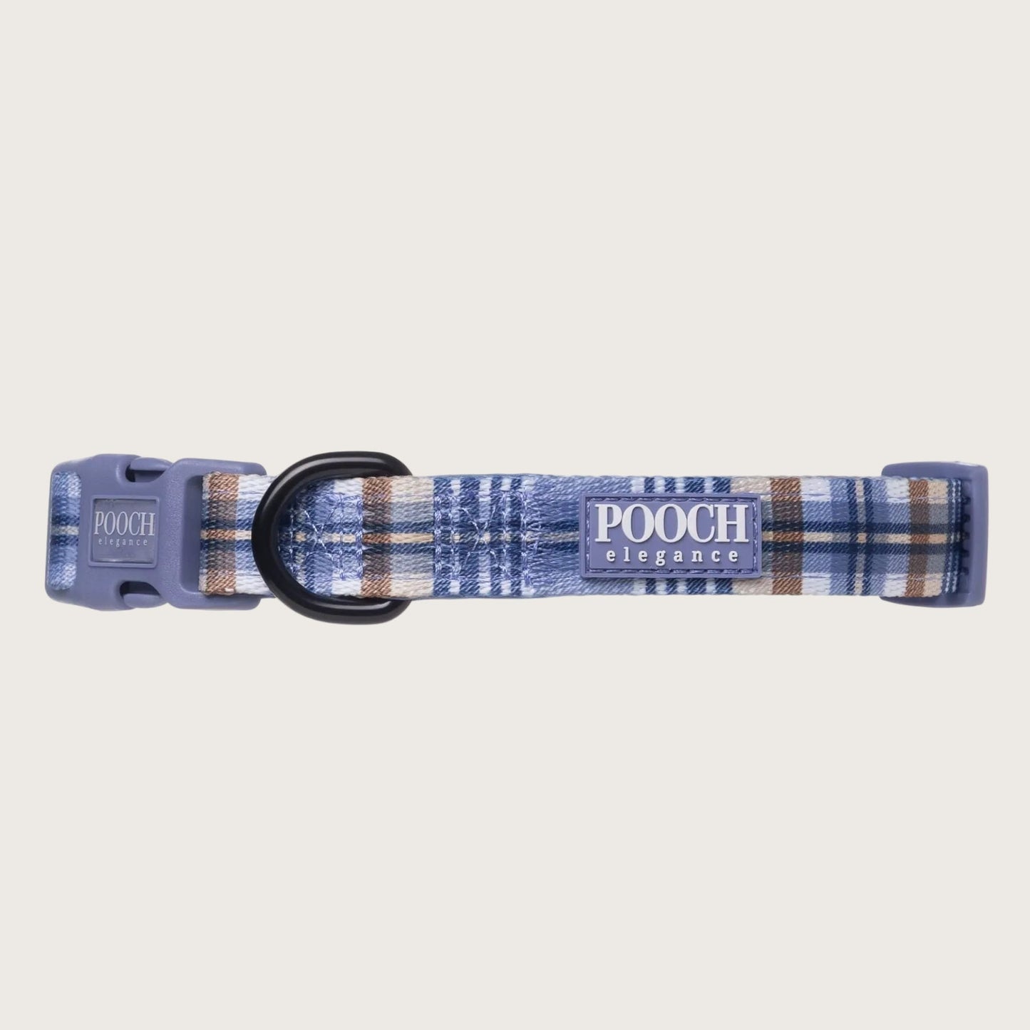 Aspen Plaid Dog Collar - Pooch Luxury