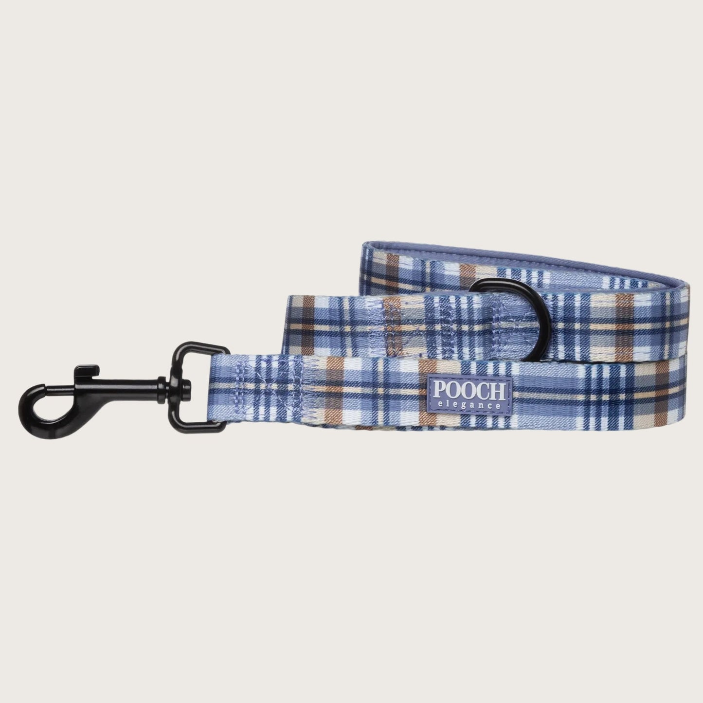 Aspen Plaid Dog Leash - Pooch Luxury