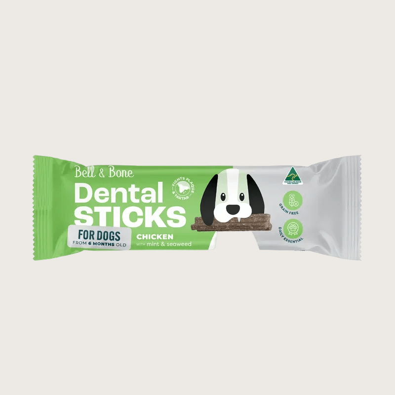 Bell & Bone Adult Dog Dental Stick Sample - Chicken, Mint & Seaweed - Pooch Luxury