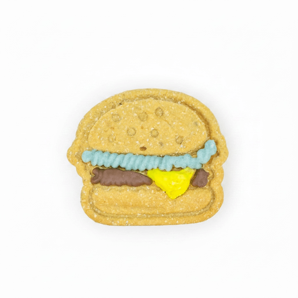 Burger Coomkie Dog Treat - Pooch Luxury