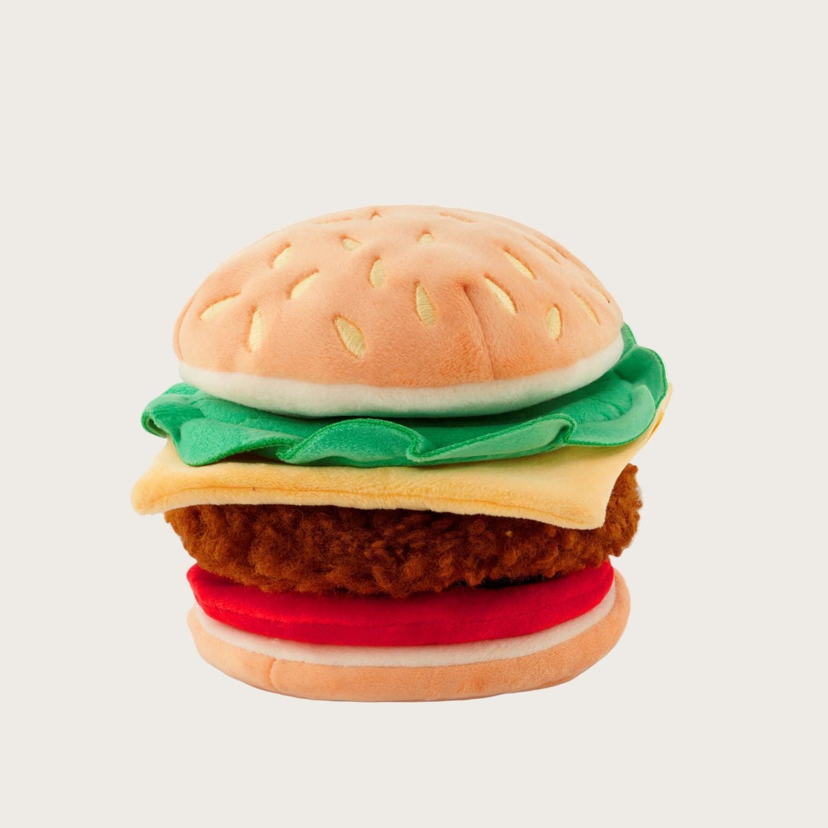 Cheeseburger Interactive Snuffle Dog Toy - Pooch Luxury