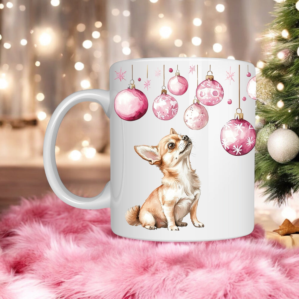 Chihuahua Bauble Bliss Coffee Mug - Pooch Luxury