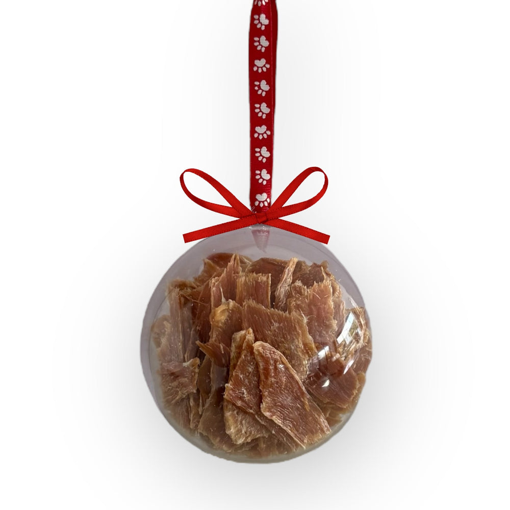 Christmas Bauble - Chicken Breast Dog Treat - Pooch Luxury