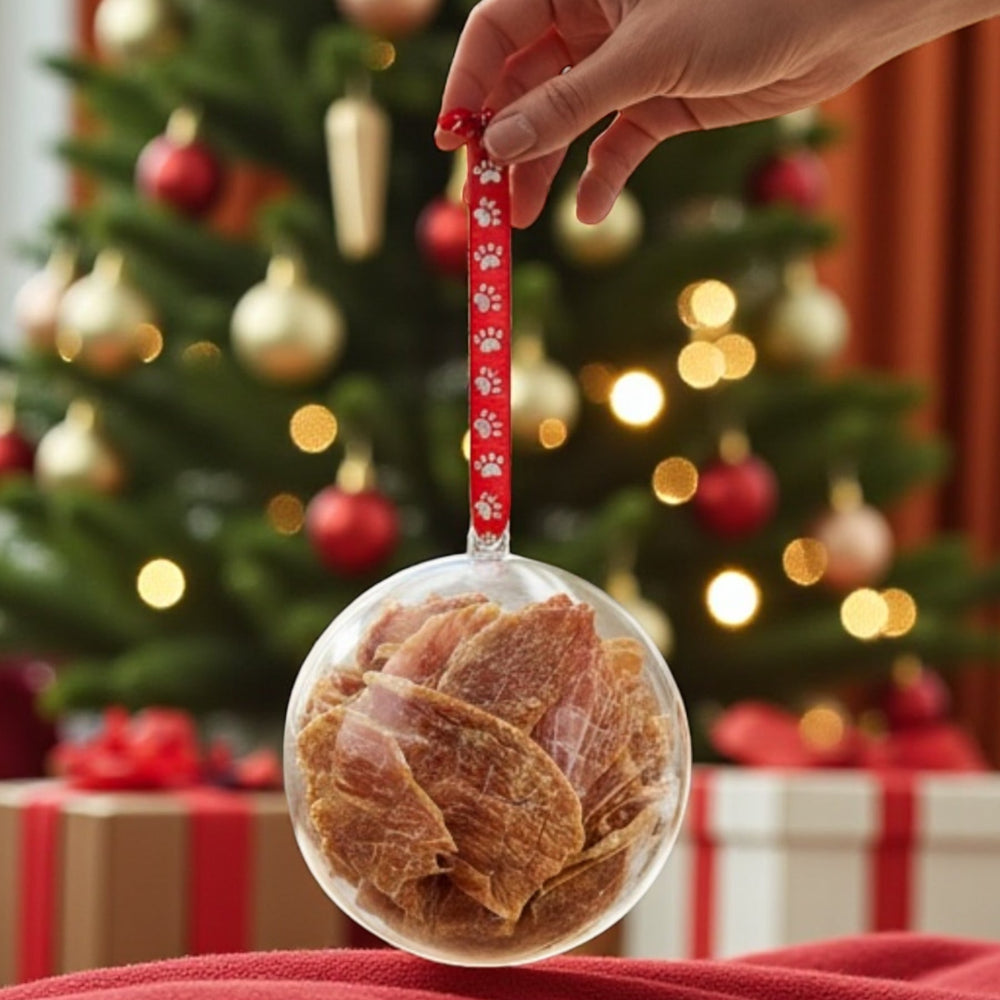 Christmas Bauble - Chicken Breast Dog Treat - Pooch Luxury