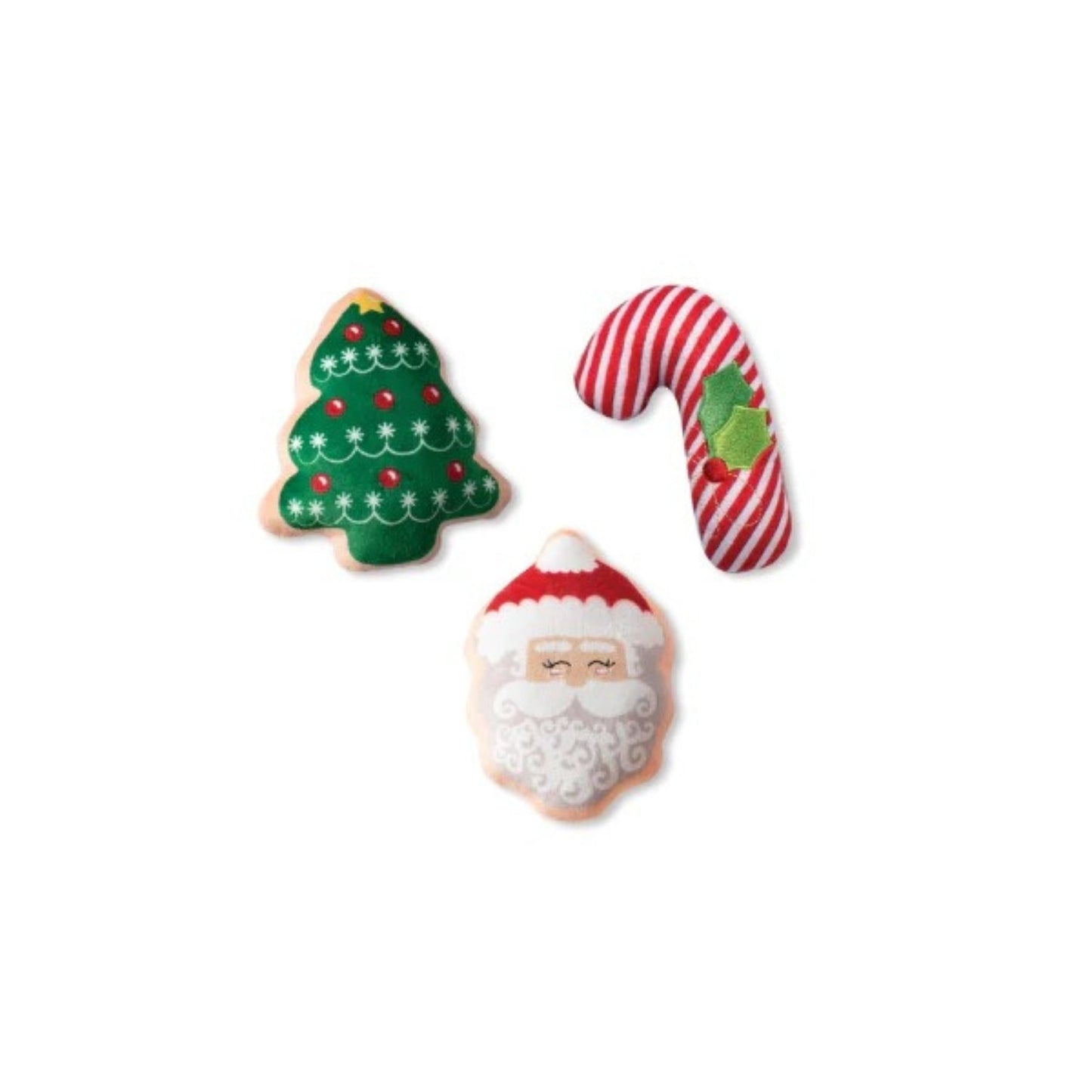 Christmas Santa Mini Dog Toy Set - Pooch Luxury