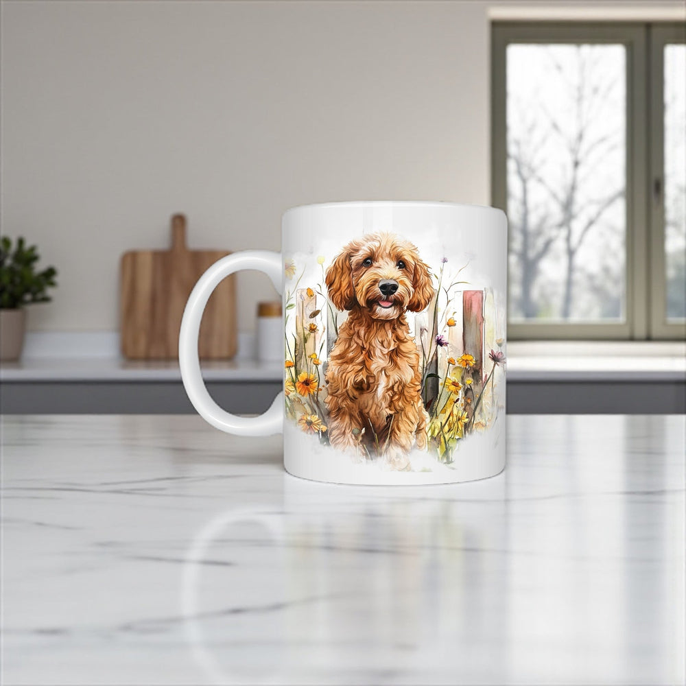 Coffee Mug - Golden Garden Doodle - Pooch Luxury