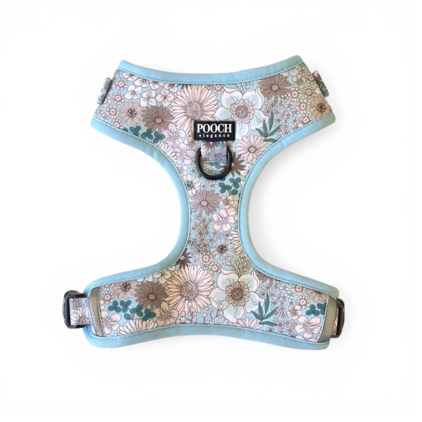 Cottage Garden Blooms Adjustable Dog Harness - Pooch Luxury