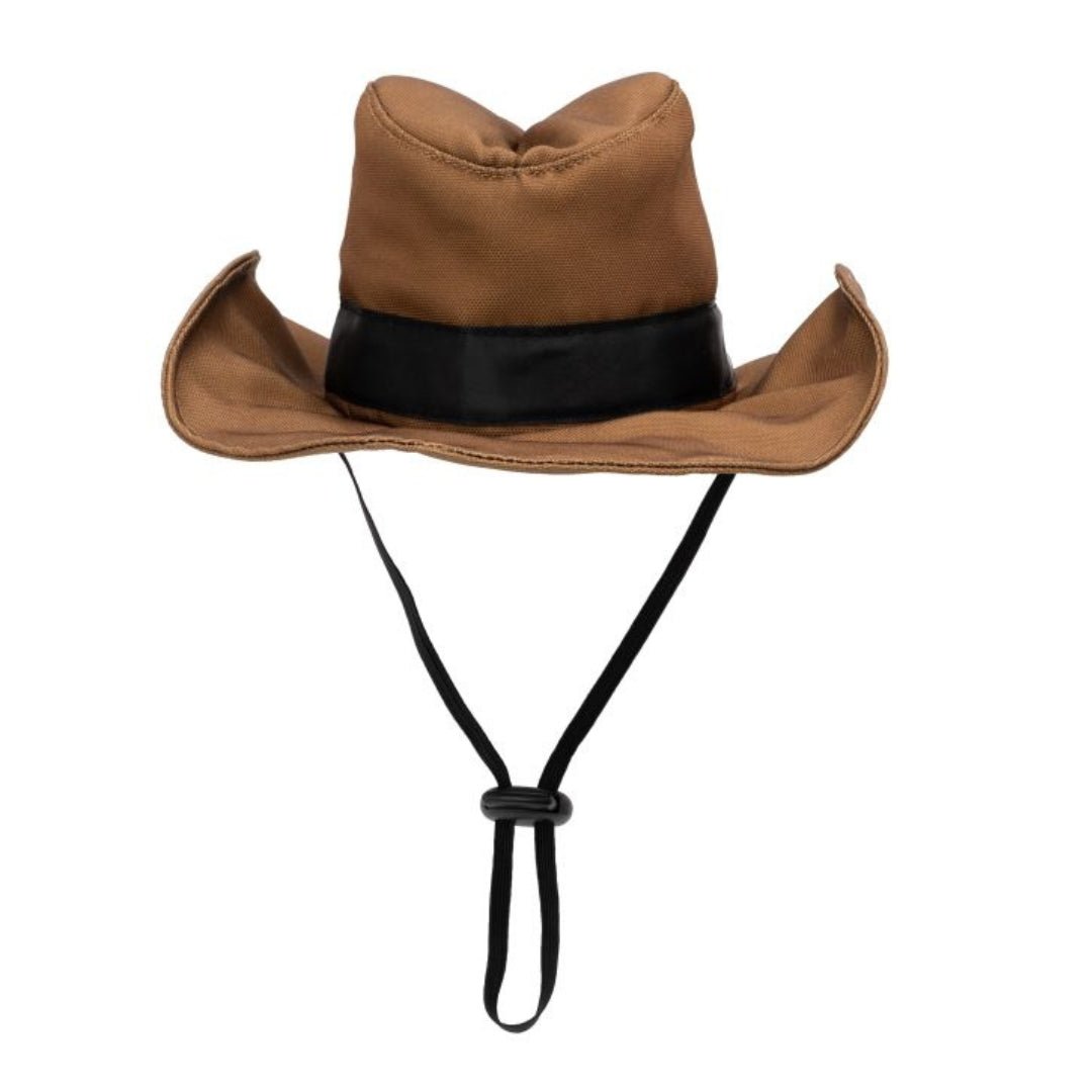 Cowboy Party Hat - Brown - Pooch Luxury