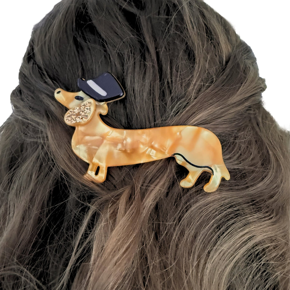 
                      
                        Dachshund Hair Clips - Pooch Luxury
                      
                    