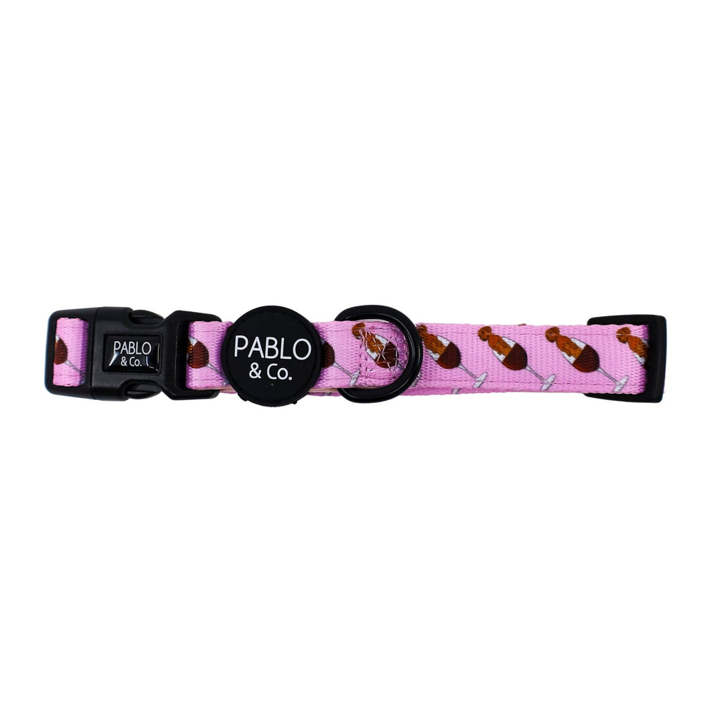 Dachshunds and Wine Dog Collar - Pooch Luxury