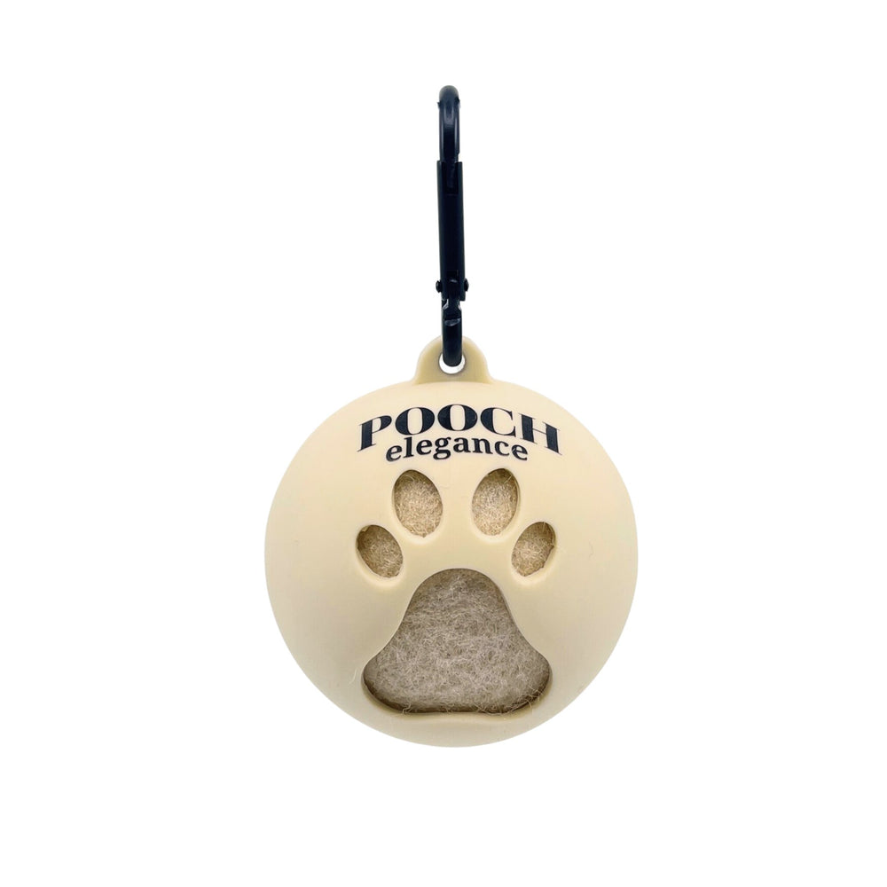 Dog Tennis Ball & Holder - Pastel Yellow - Pooch Luxury