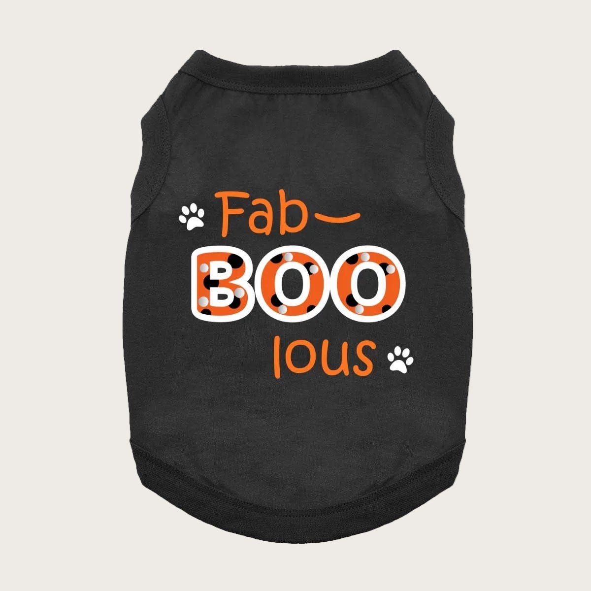 Fab-BOO-lous Dog Shirt - Black - Pooch Luxury
