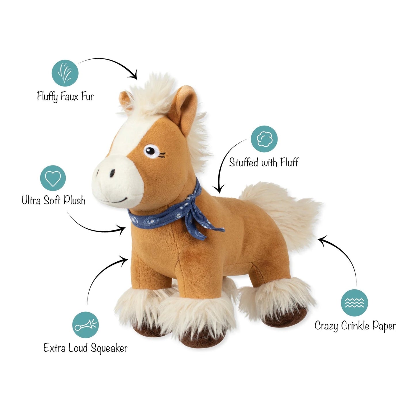 Fringe Studio Hay There, Cutie! Plush Dog Toy - Pooch Luxury