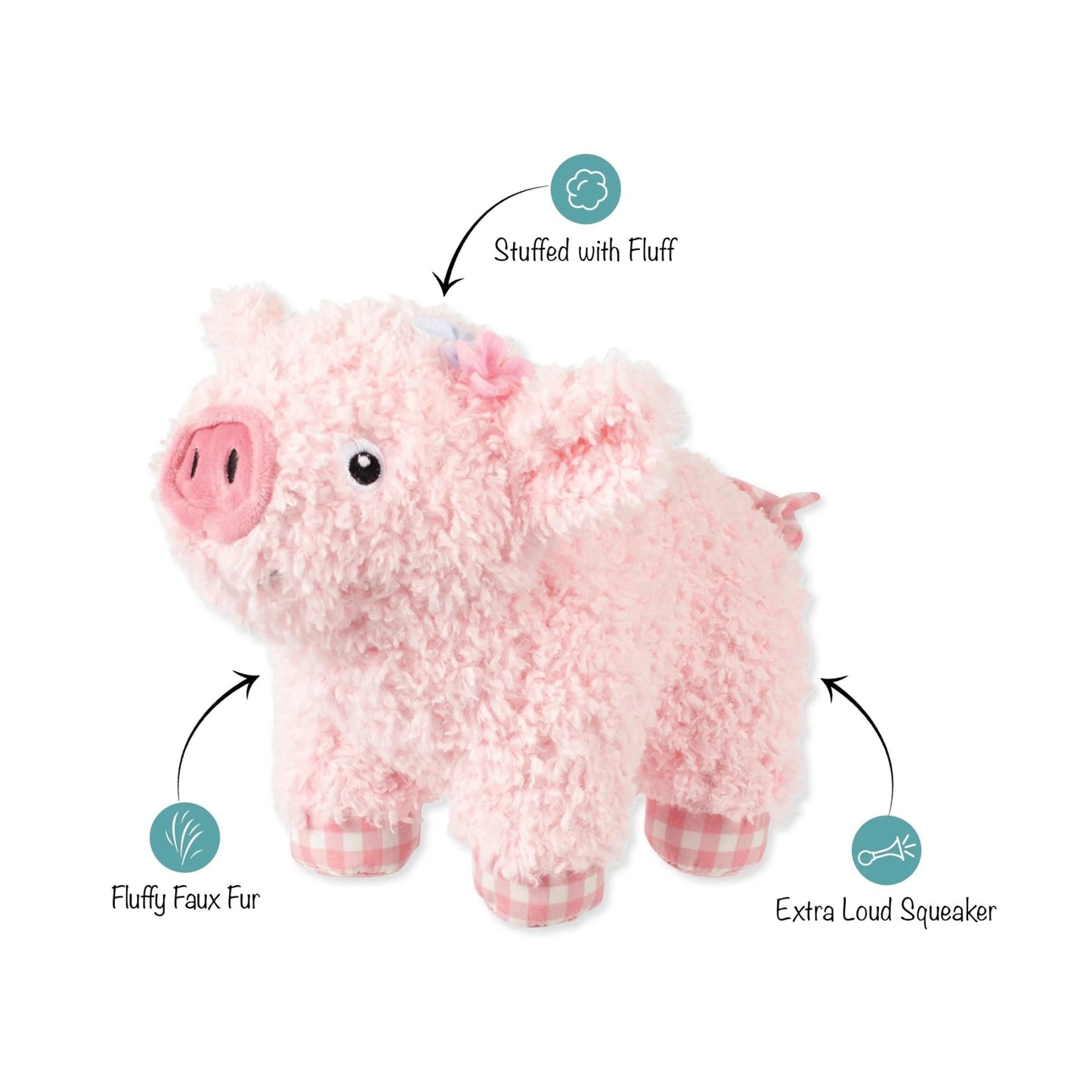 Fringe Studio I Ham What I Ham Plush Dog Toy - Pooch Luxury