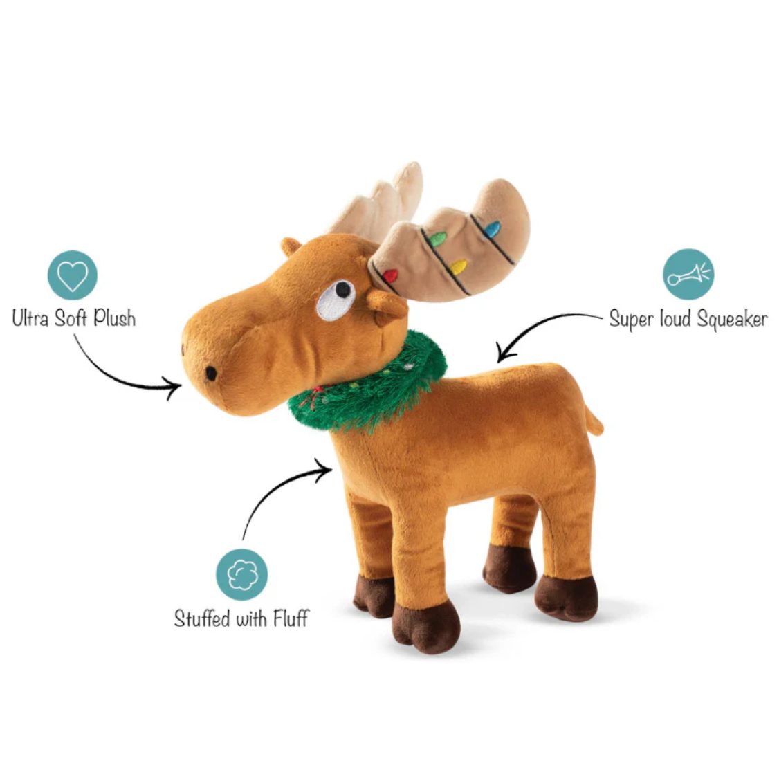 Fringe Studio Merry Chrismoose Dog Toy - Pooch Luxury