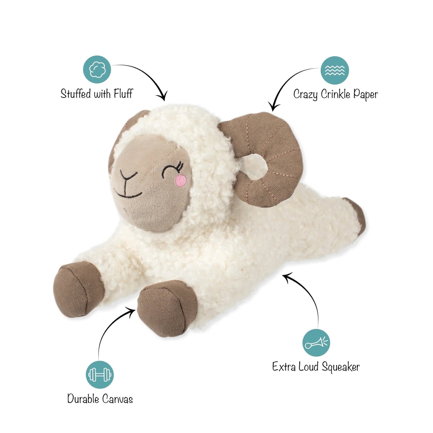 Fringe Studio You Herd Me Plush Dog Toy - Pooch Luxury