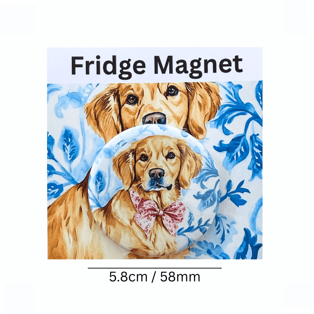 Golden Retriever Fridge Magnet - Pooch Luxury