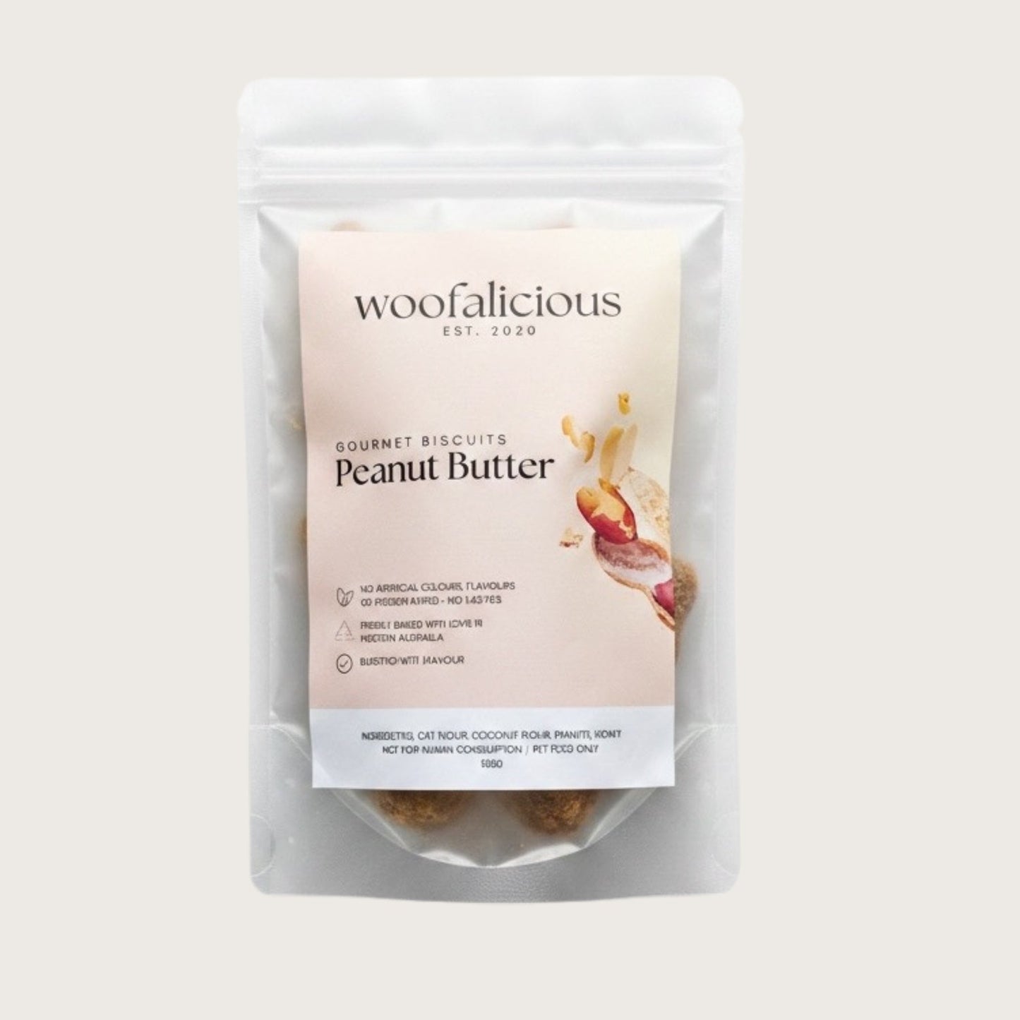 Gourmet Biscuits - Peanut Butter - Pooch Luxury