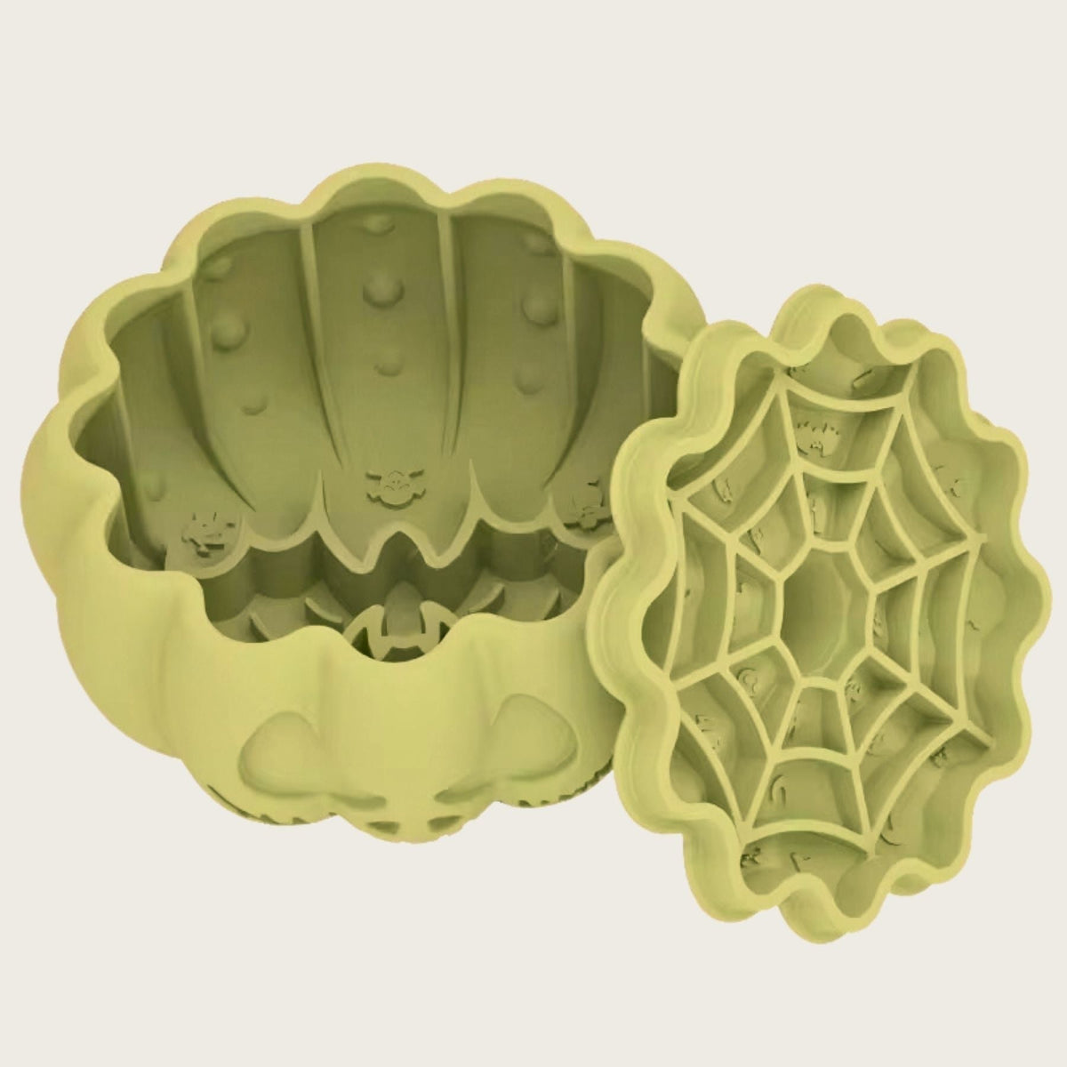 Halloween Pumpkin Slow Feeder & Lick Mat - Spellbound Sage - Pooch Luxury