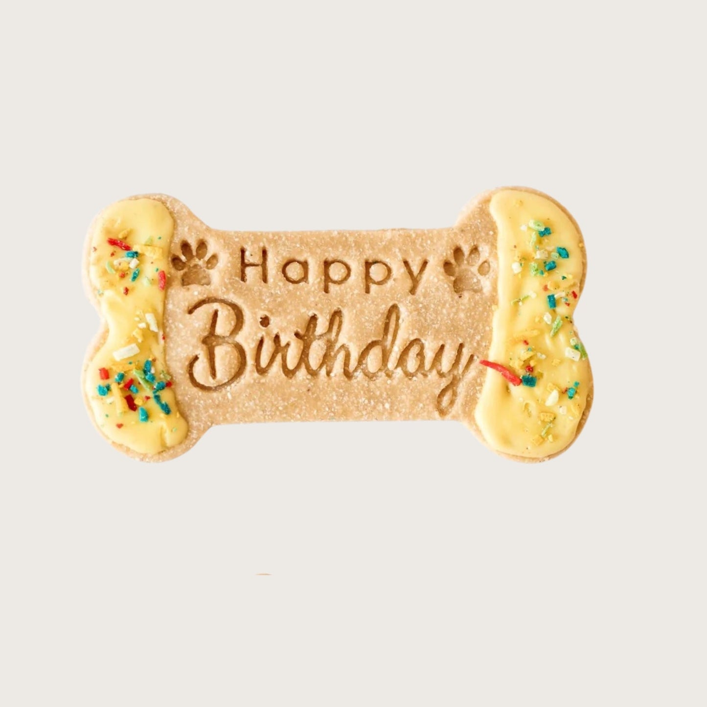 Happy Birthday Bone Dog Treat - Pooch Luxury