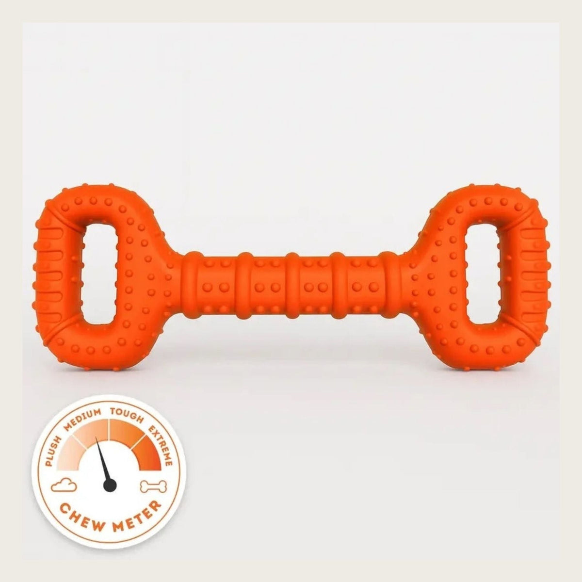 Happy Staff Co Tommy Tug Handle Dog Toy - Orange - Pooch Luxury