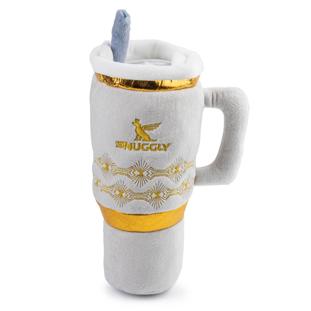 Holiday Snuggly Cup - Ivory Christmas Dog Toy - Pooch Luxury