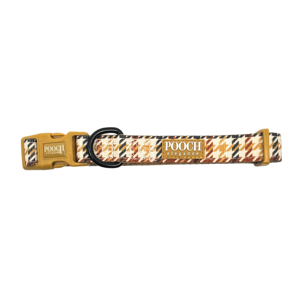 
                      
                        Houndstooth - Beau Dog Collar - Pooch Luxury
                      
                    