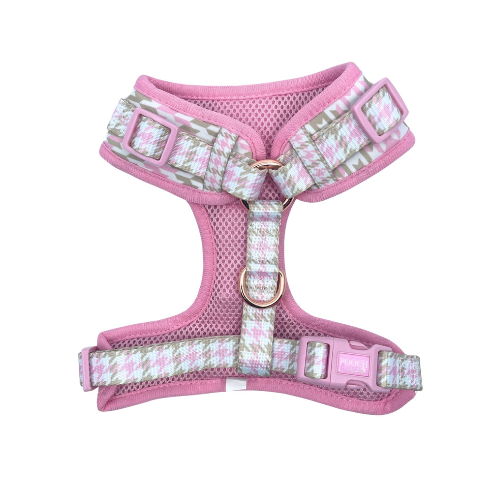 
                      
                        Houndstooth - Belle Adjustable Dog Harness - Pooch Luxury
                      
                    