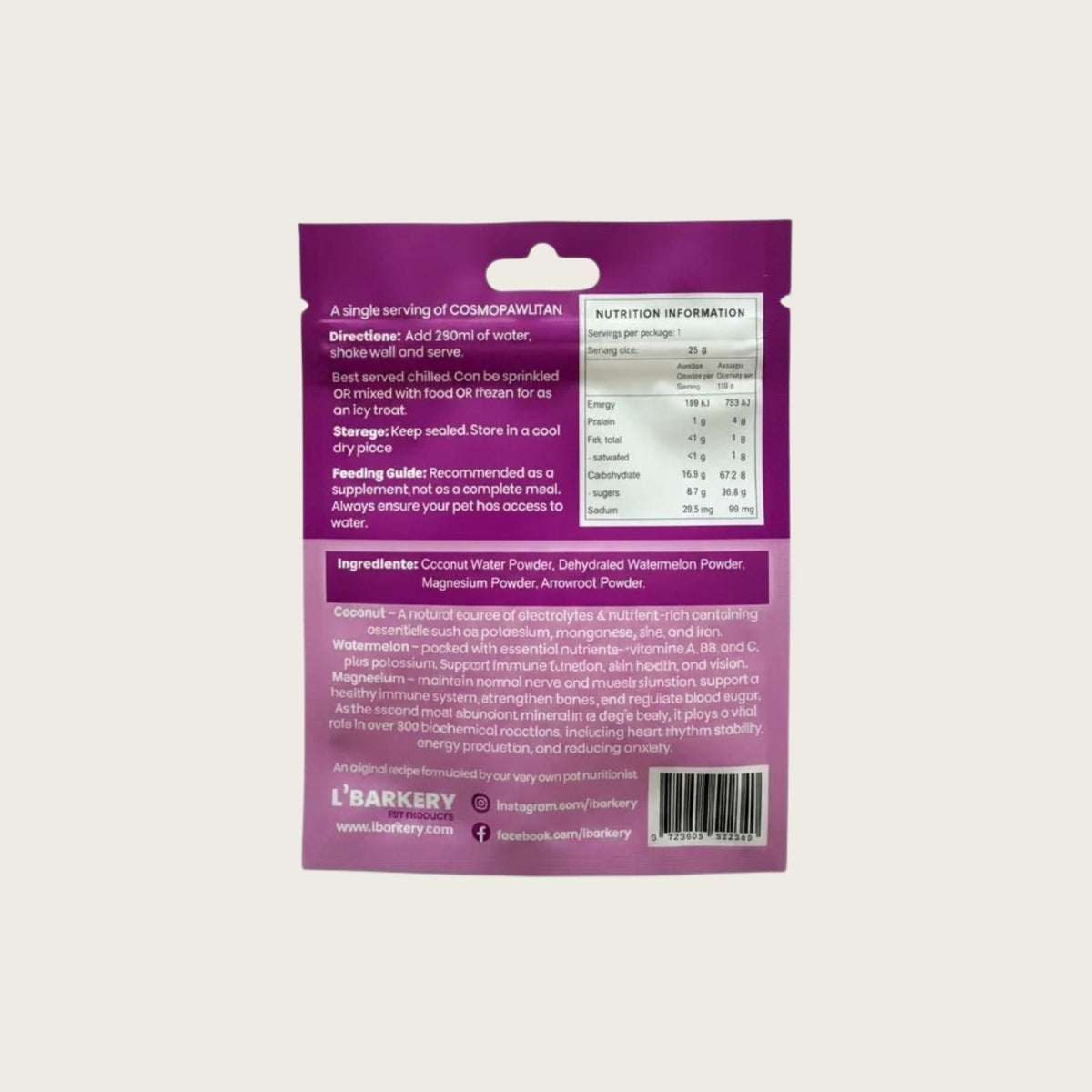 L'Barkery Cosmopawlitan - Pooch Luxury