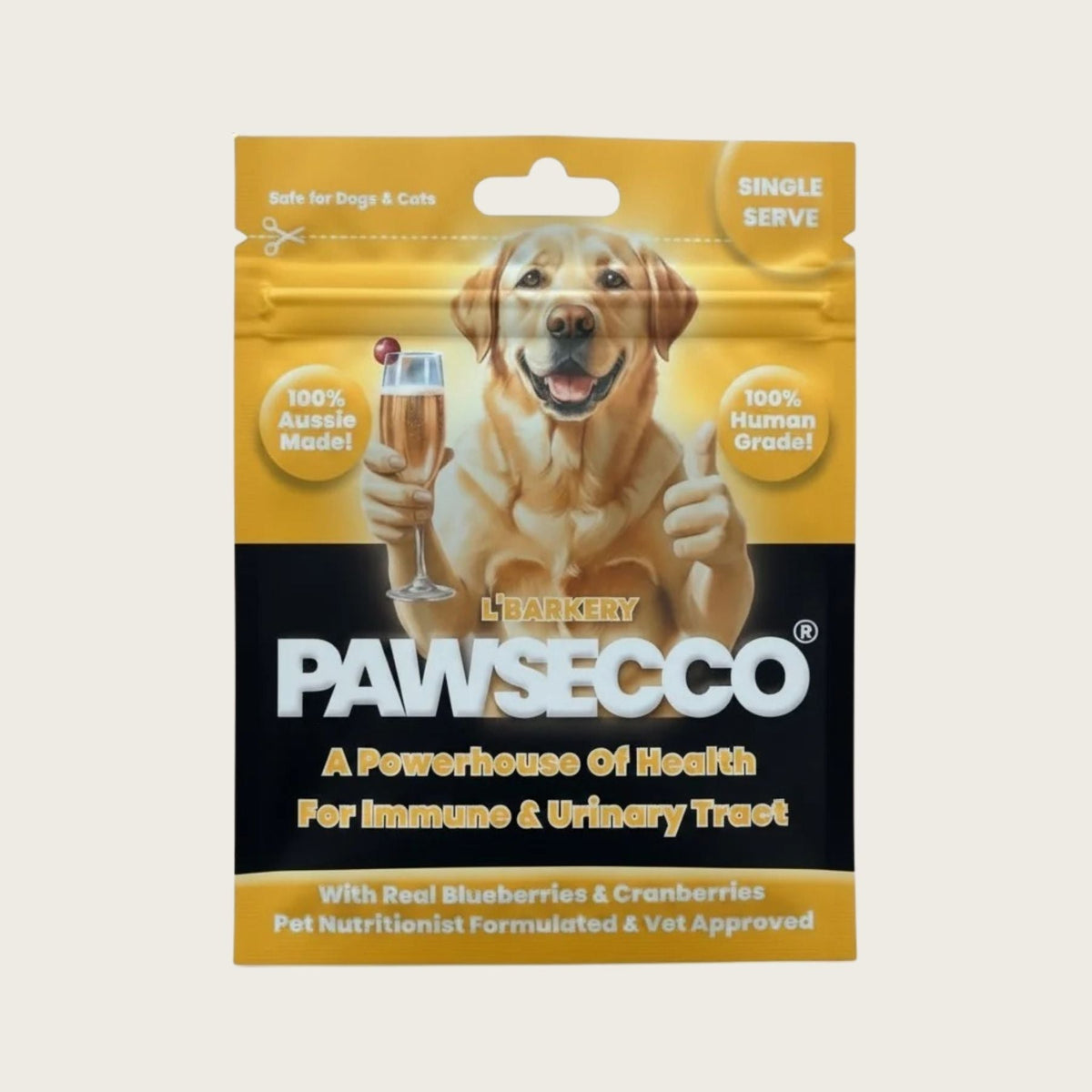 L'Barkery Pawsecco - Pooch Luxury