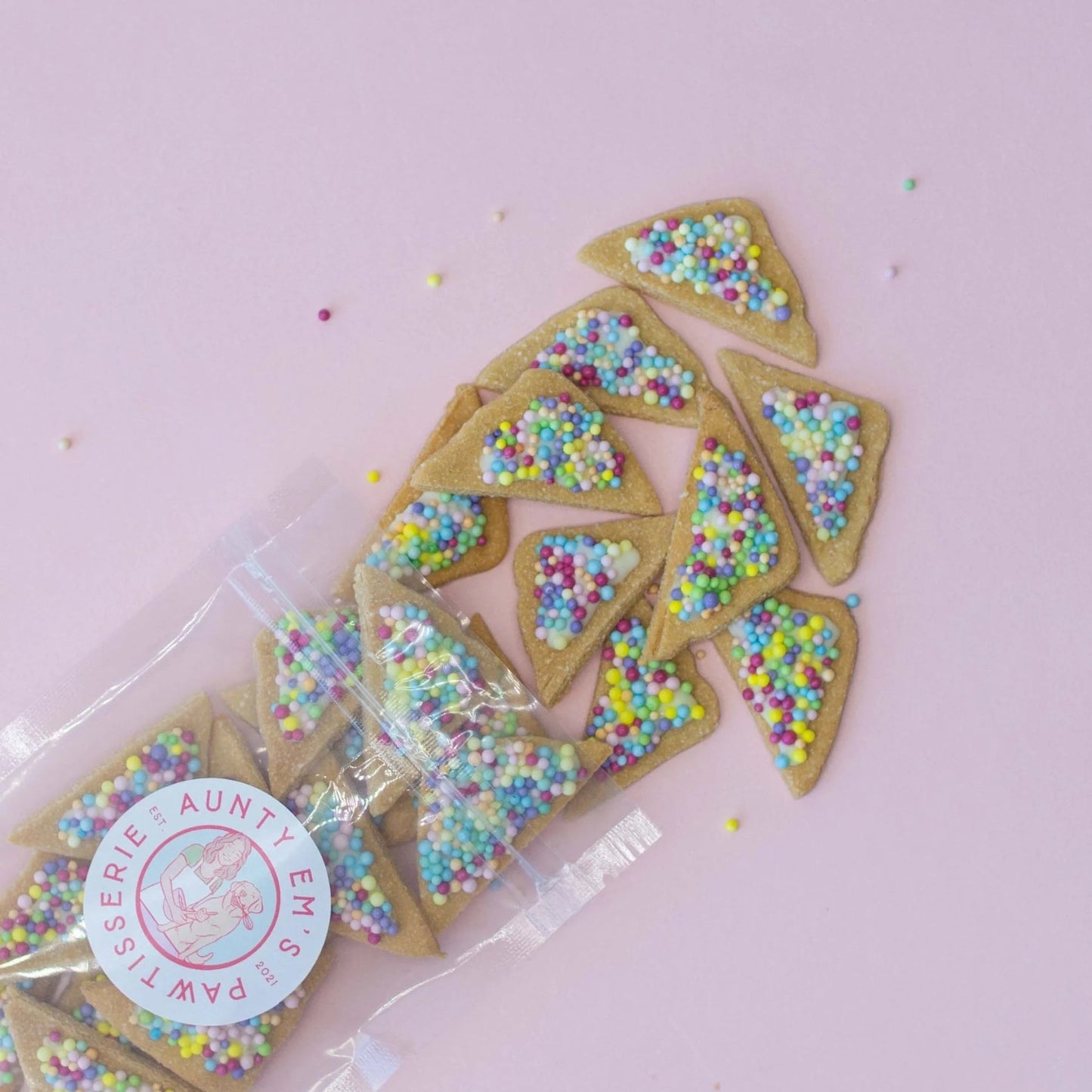 Mini Fairy Bread - 20pk - Pooch Luxury