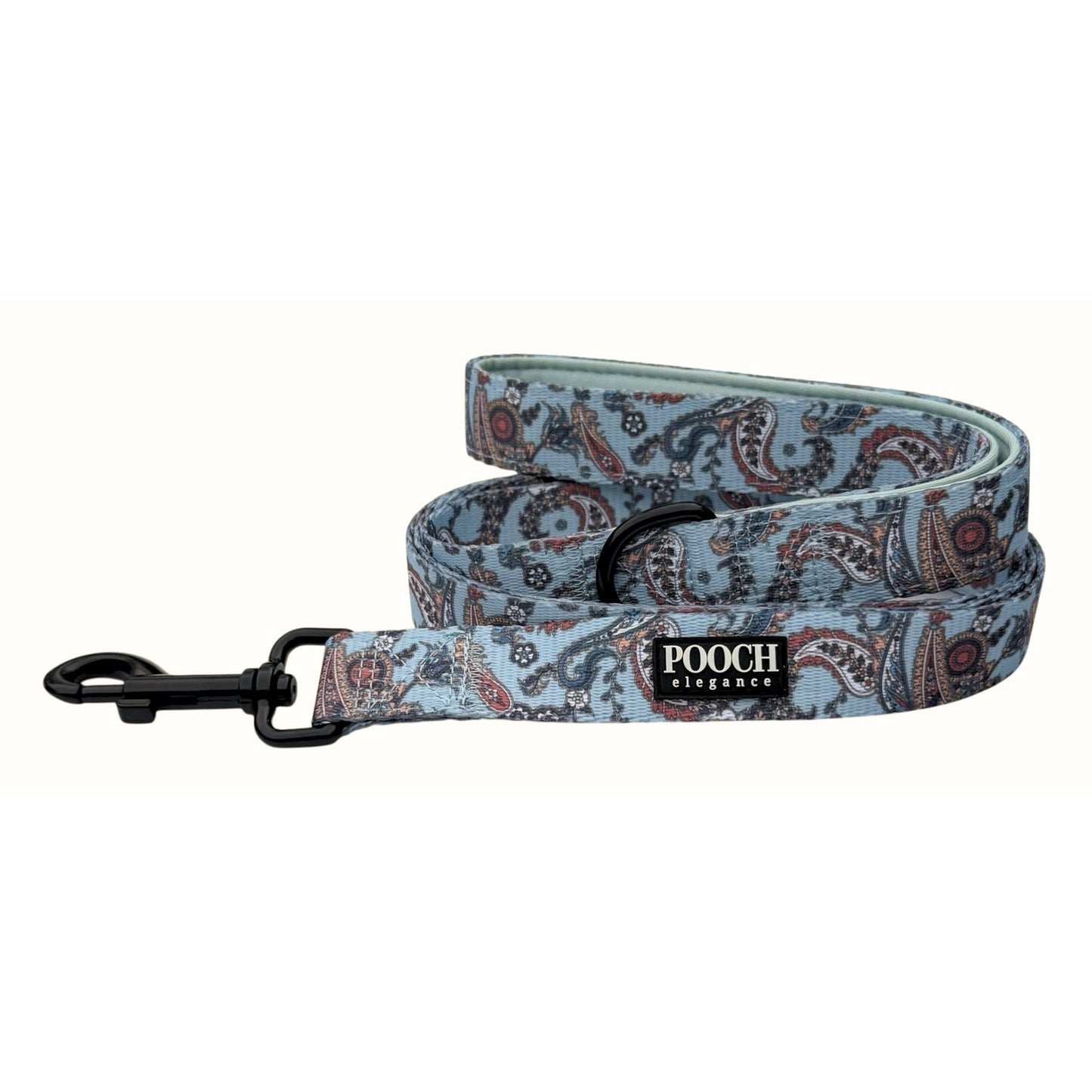 Paisley Blues Leash - Pooch Luxury