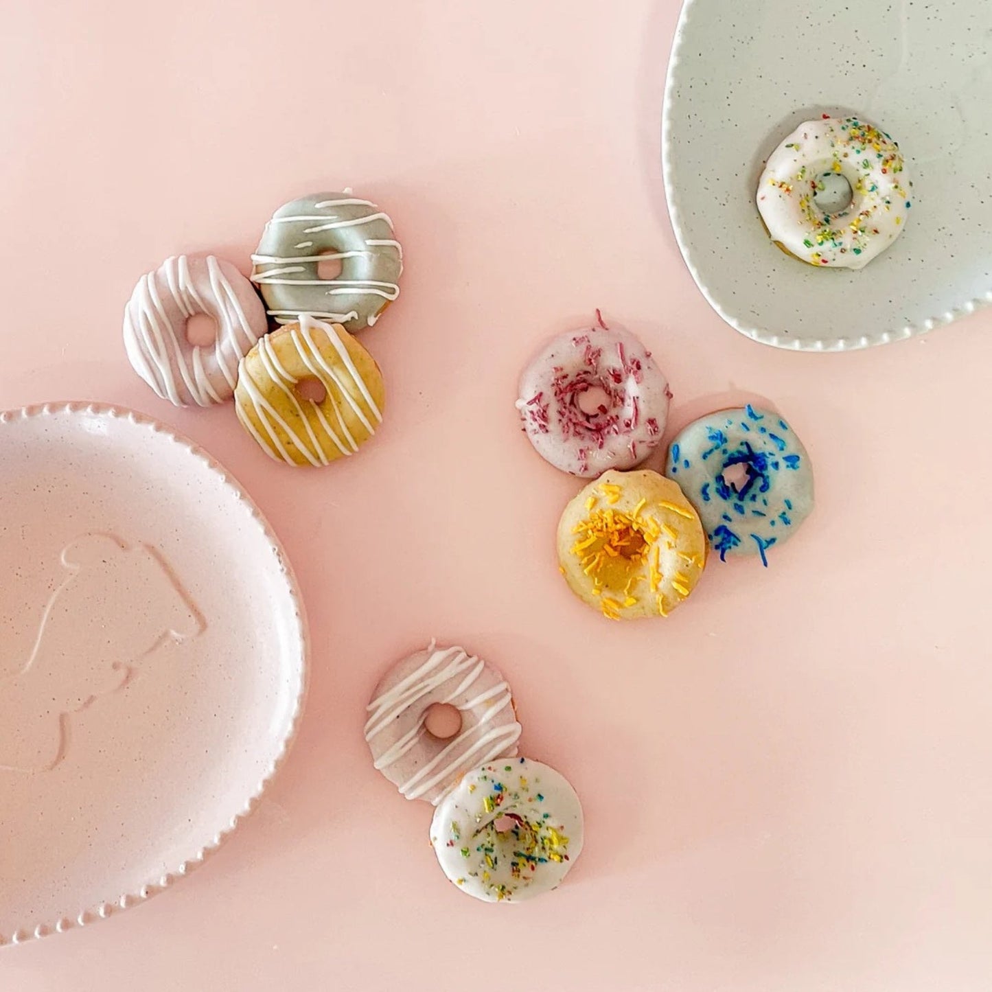 Pastel Donuts Dog Treats - Pooch Luxury