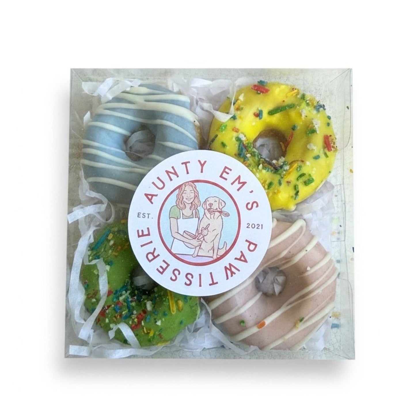 Pastel Donuts Dog Treats - Pooch Luxury