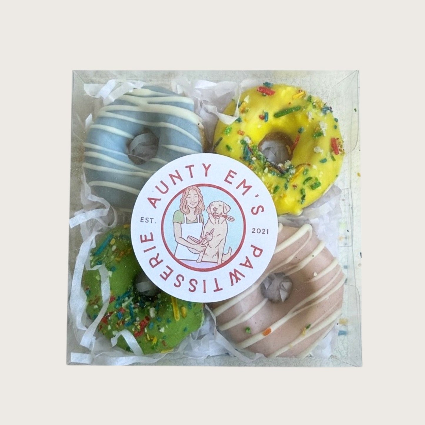 Pastel Donuts Dog Treats - Pooch Luxury
