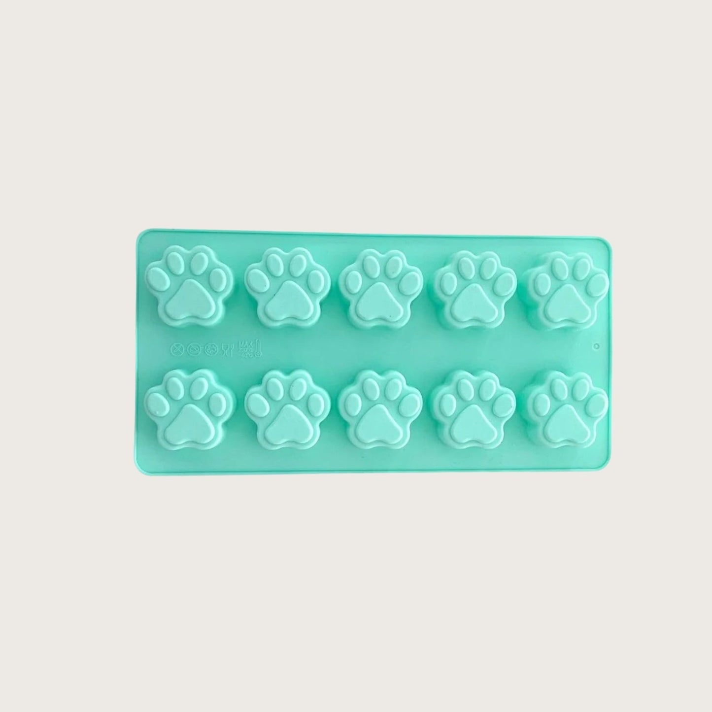 Paws- Silicone Mould - Mint - Pooch Luxury