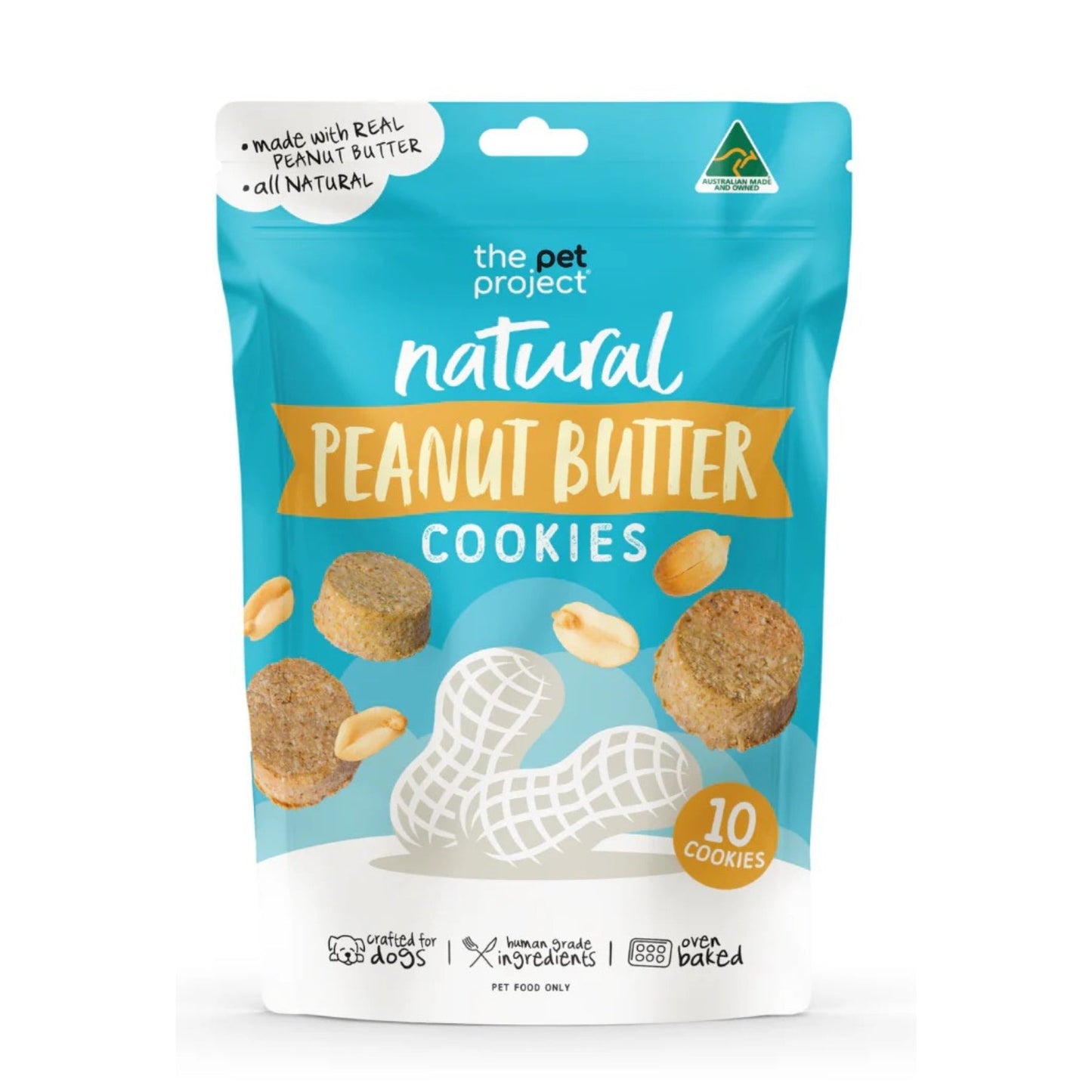 Peanut Butter Dog Cookies - Pooch Luxury