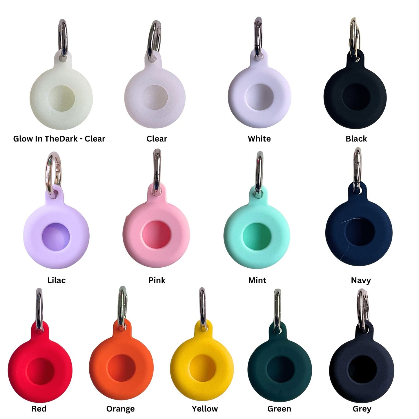 Pet Air Tag Holder - Round - Pooch Luxury