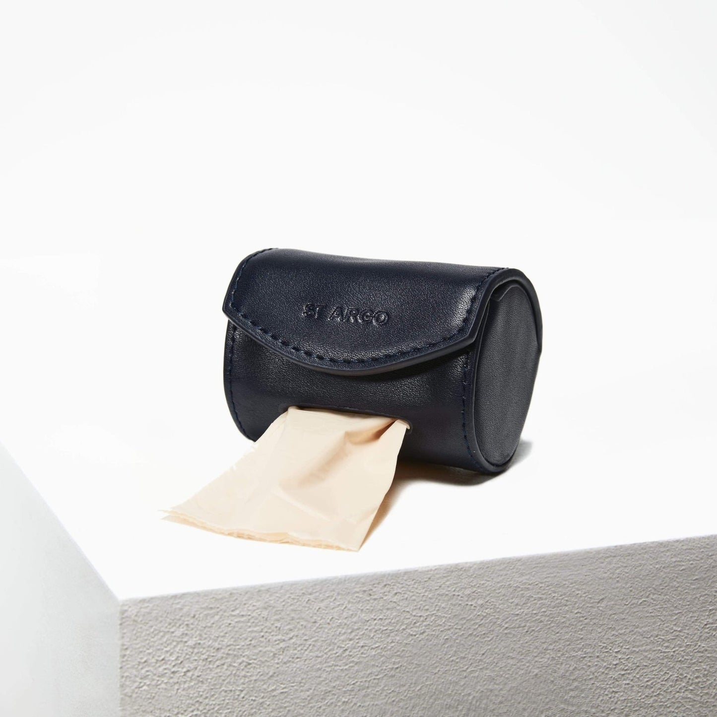 Poop Bag Holder - Navy - Pooch Luxury
