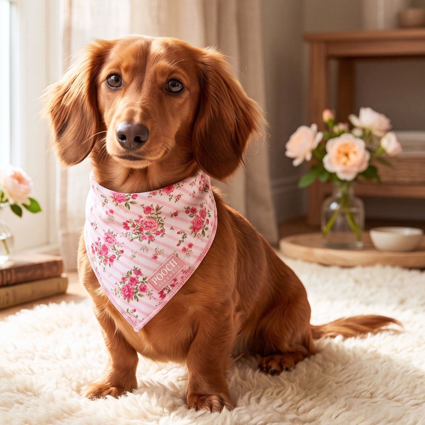Pretty In Petals Dog Bandana - Pooch Luxury