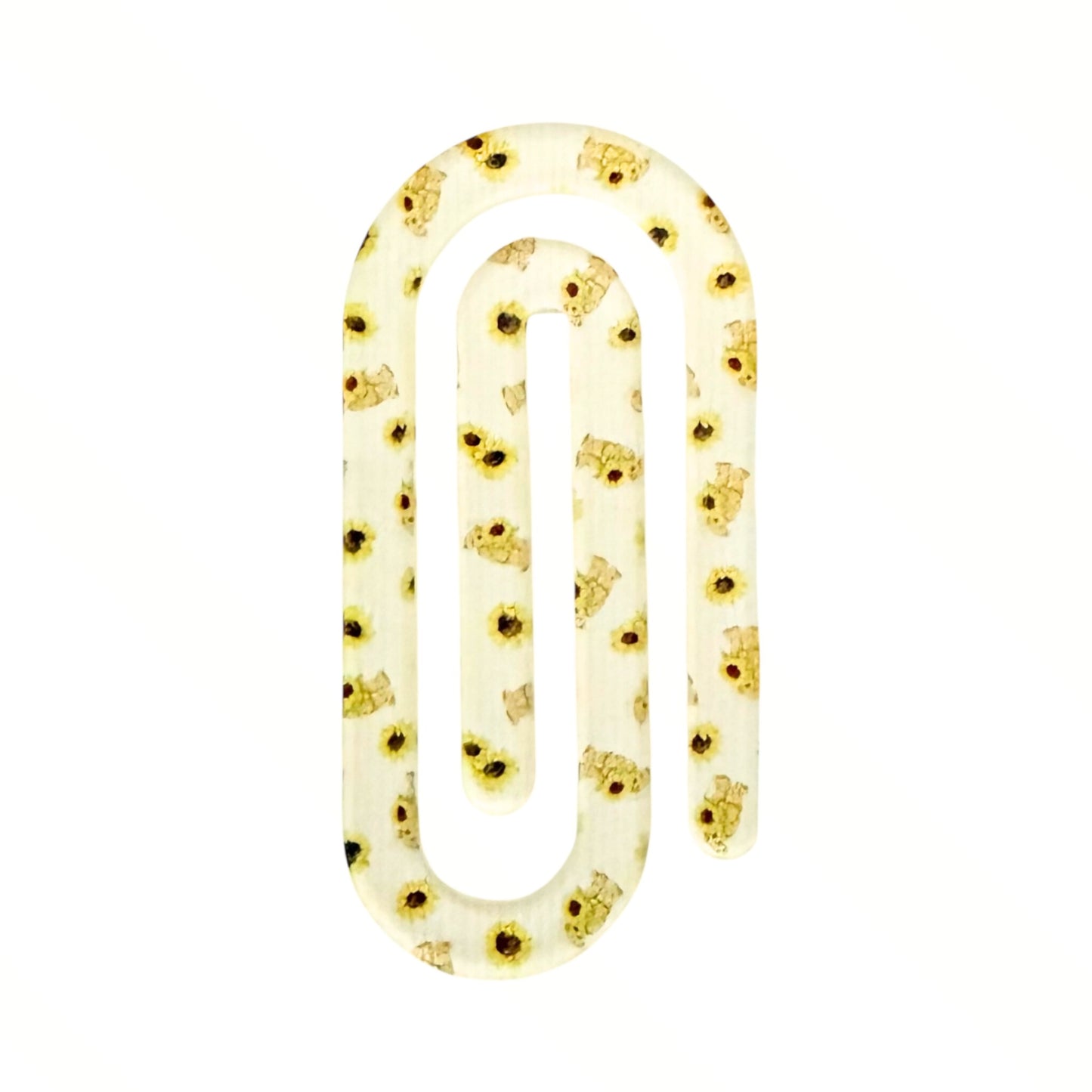 Acrylic Paper Clip - Sunflower Bears
