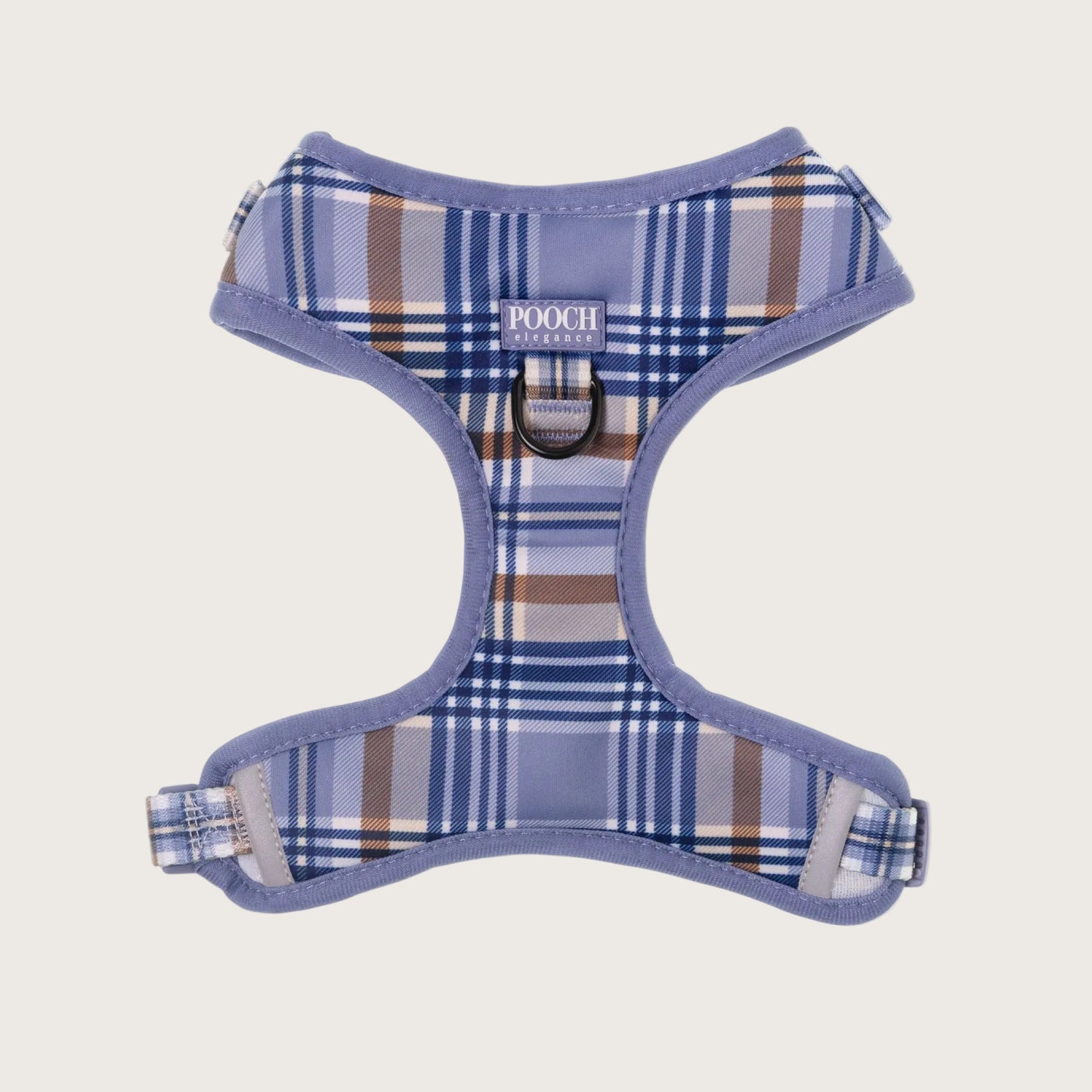 Aspen Plaid Adjustable Dog Harness