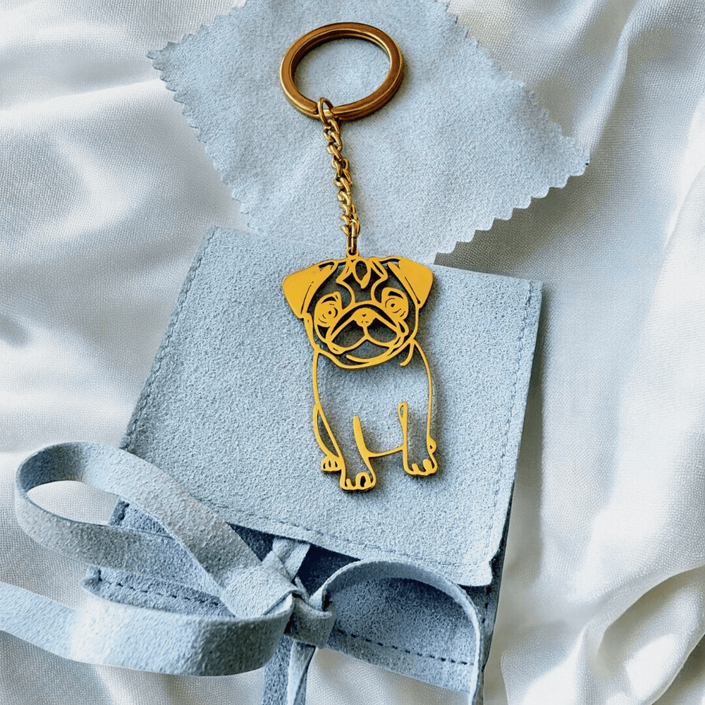 Pug Key Chain - Pooch Luxury