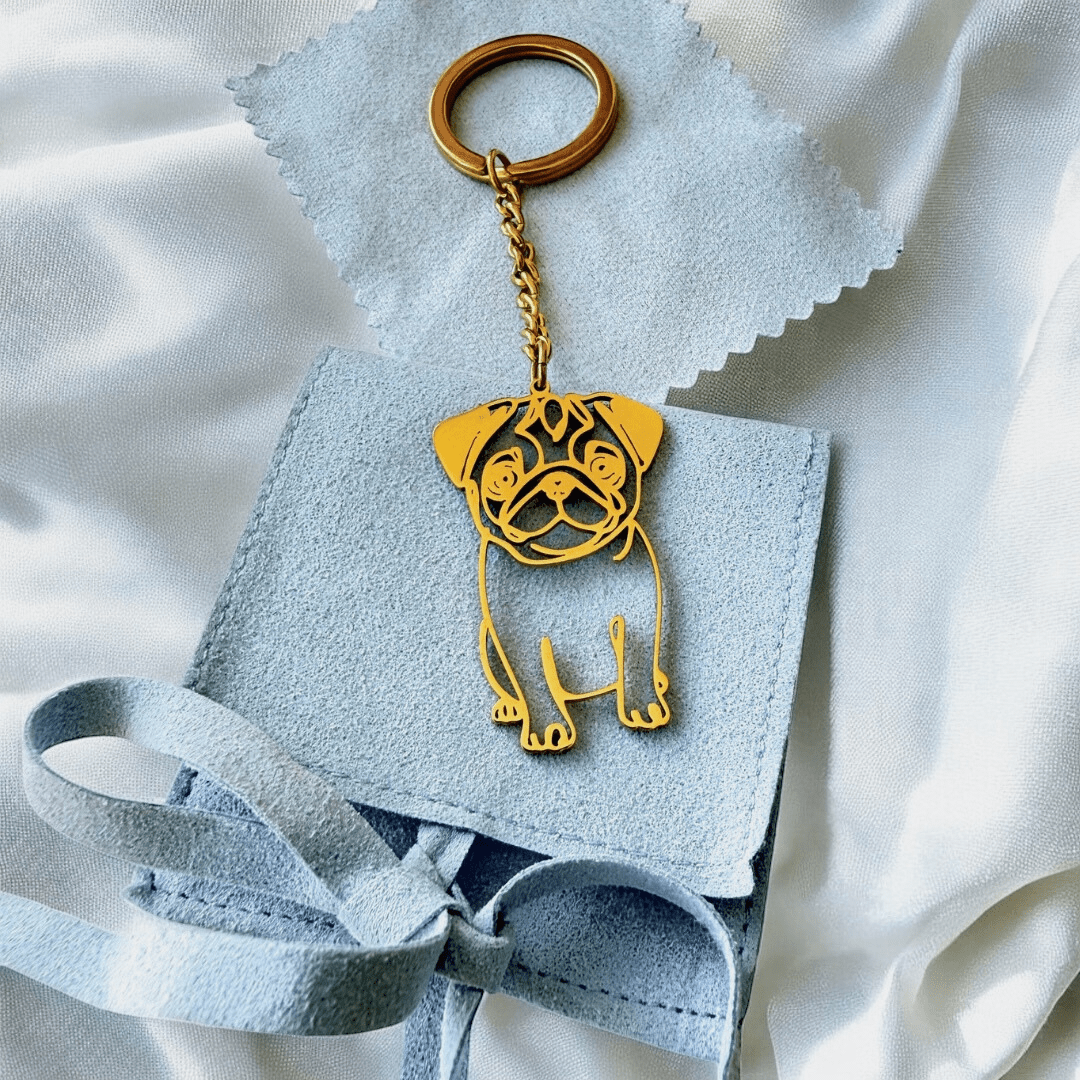 Pug Key Chain - Pooch Luxury