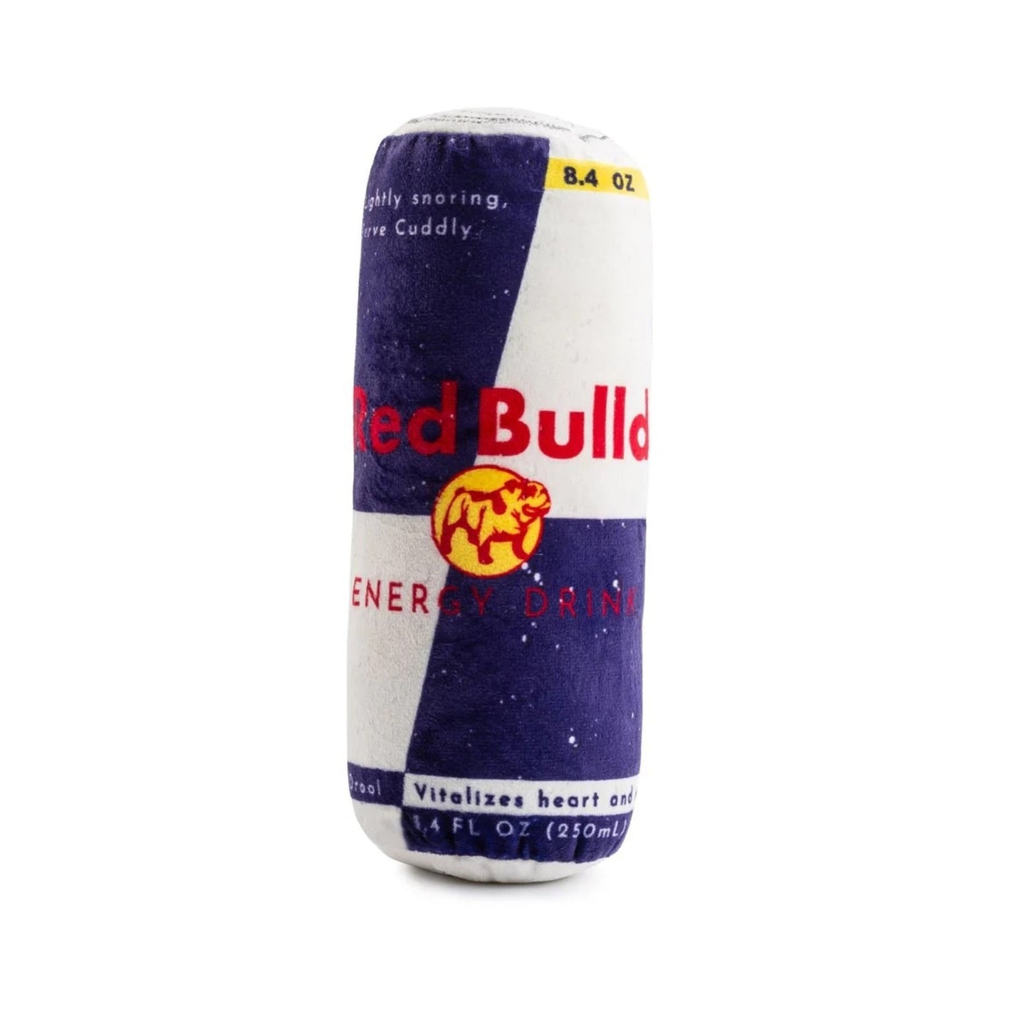 Red Bull Dog Energy Drink Dog Toy - Pooch Luxury