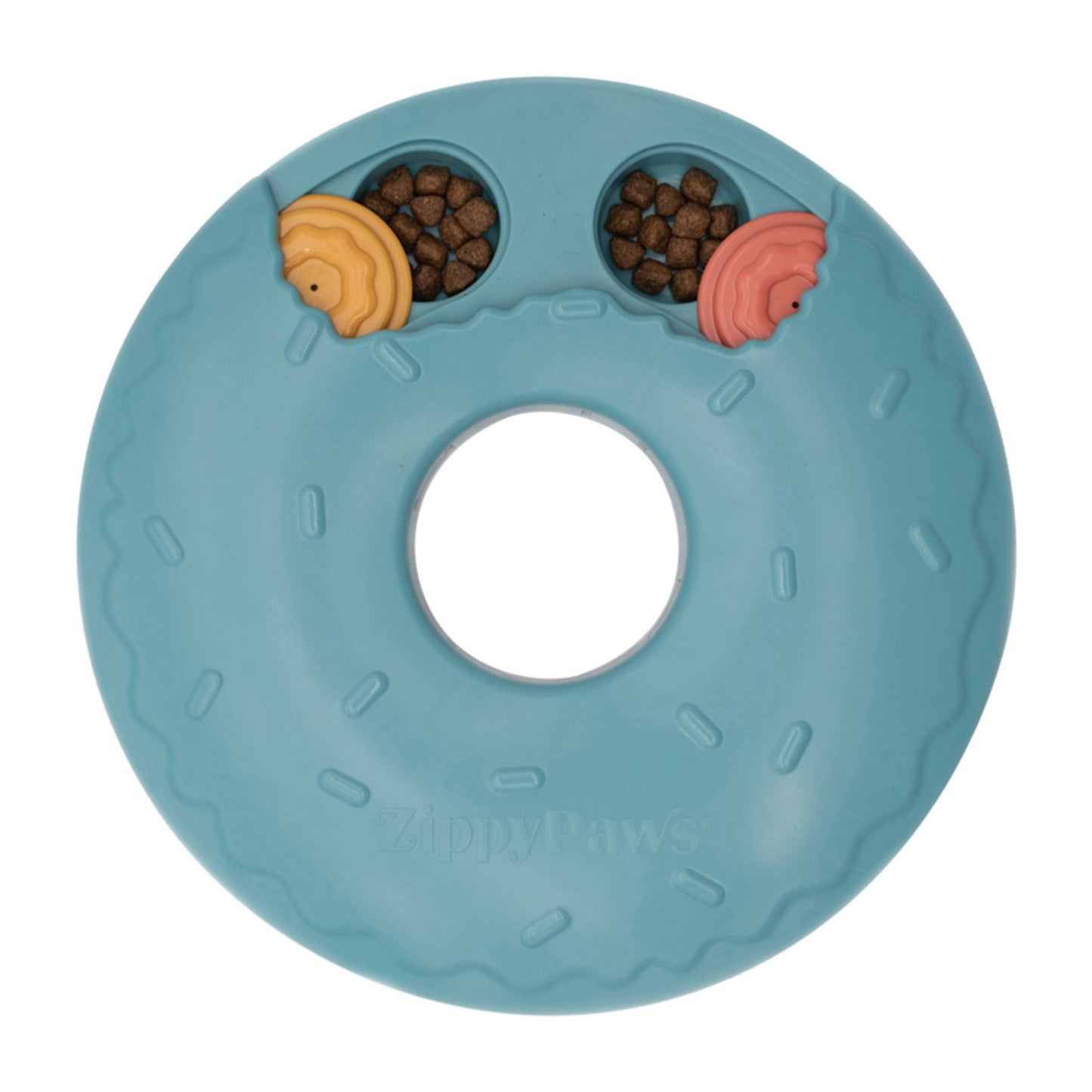 SmartyPaws Puzzler Feeder Interactive Dog Toy - Donut Slider - Pooch Luxury